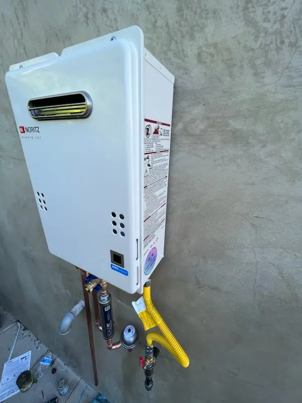 Tankless water heater installation for Terra Ceia homes